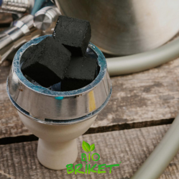 Bio Briket Küp Nargile Kömürü 26mm A++ Kalite - 3