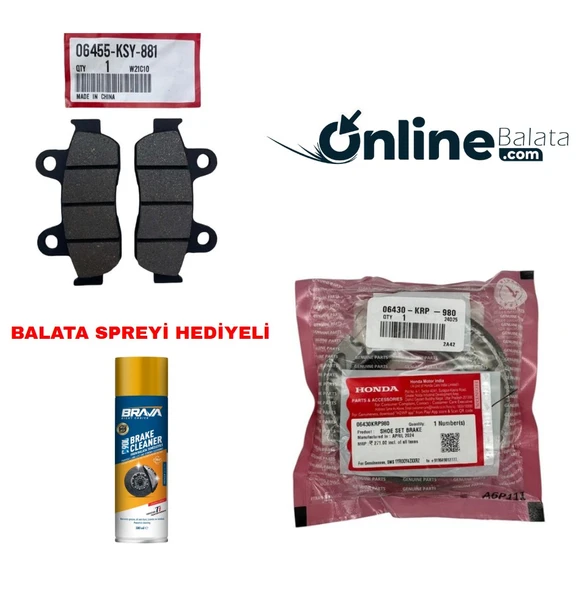 Honda Spacy Alfa Fren Balata Takımı Ön Ve Arka Ob4295 - 1