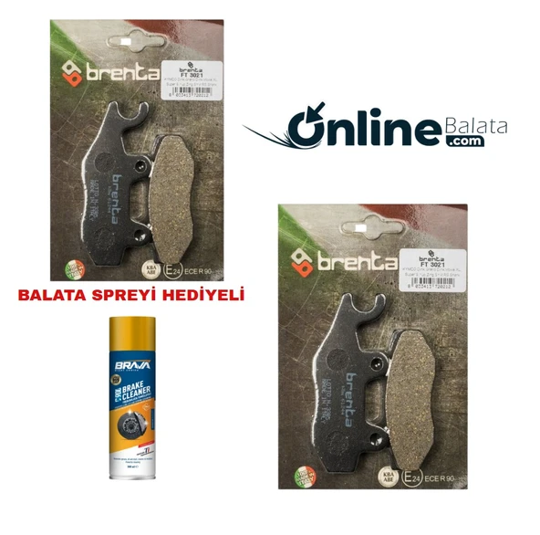 Kymco Grand Dink 125 01-15 Brenta Fren Balata Takımı Ön Ve Arka Ob4229 ürün görseli