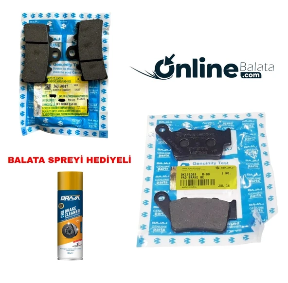 Bajaj Dominar 400 Ug Fren Balata Takımı Ön Ve Arka Ob4287 ürün görseli