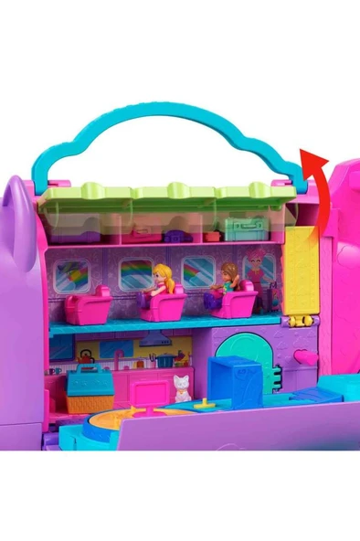 Polly Pocket Rio'da Macera Uçak Oyun Seti HWP19 - Resim 3
