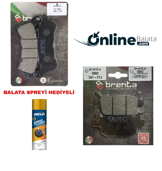 Honda Forza 300 Brenta Fren Balata Takımı Ön Ve Arka Ob4261 ürün görseli