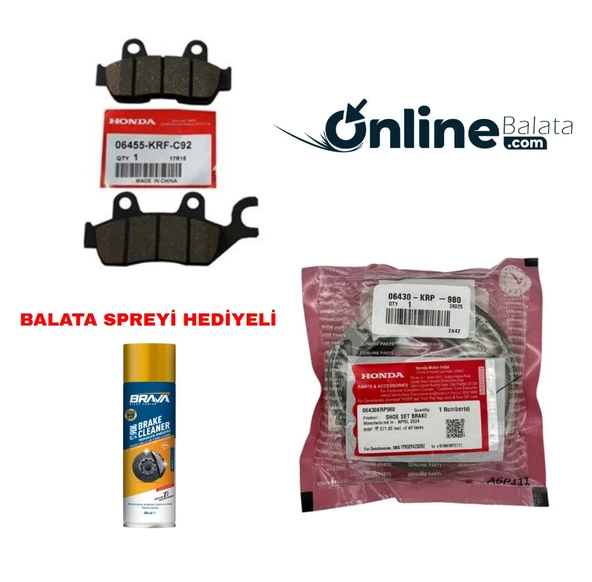 Honda Cbf 150 Fren Balata Takımı Ön Ve Arka Ob4301