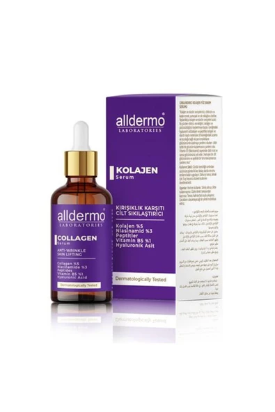 Alldermo Kolajen Kırışıklık Karşıtı Serum 30ml ürün görseli