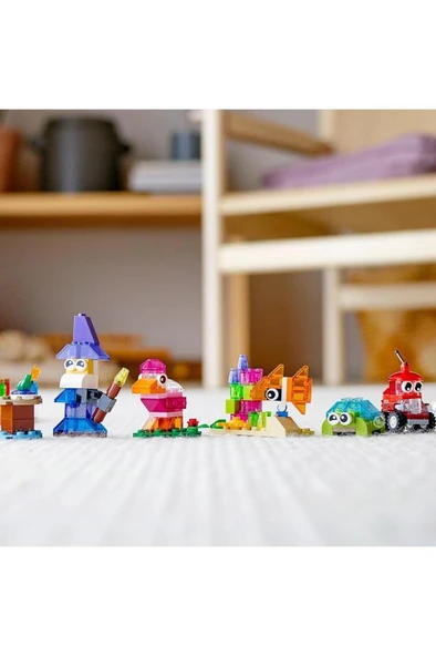 LEGO Classic Yaratıcı Şeffaf Yapım Parçaları 11013 4 Yaş ve Üzeri Çocuklar İçin Şeffaf Yapım Parçaları - Resim 5