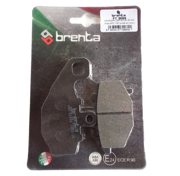 Kawasakı Zx-6 R 600 Brenta Arka Fren Balata Ob ürün görseli