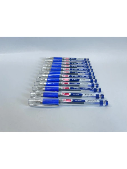 MİKRO MK-8526 GEL PEN İMZA KALEMİ MAVİ 0.1 MM UÇ 12'li Paket - 2