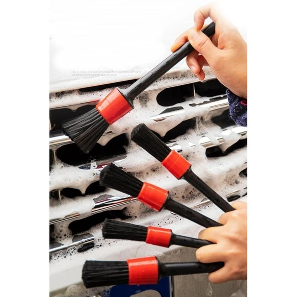 Detail Dash Brush Oto Detay Fırçası Seti 5 'li Kaliteli Detaylı Farklı Boyutlarda Fırça Seti - 2