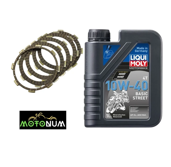Mondial Mr 150 Balata Yağlı Bakım seti Liqui Moly Street 10w40 M0813 ürün görseli 1
