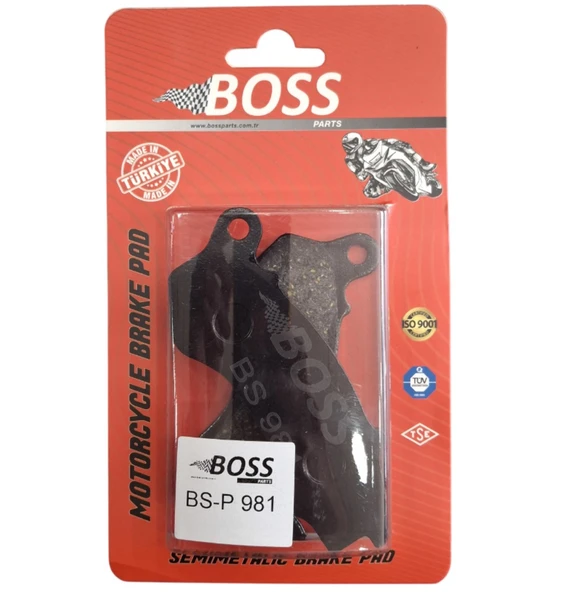 Mondial Mash 125 i Ön Fren Balata BOSS (Made in Türkiye) M201 ürün görseli 1