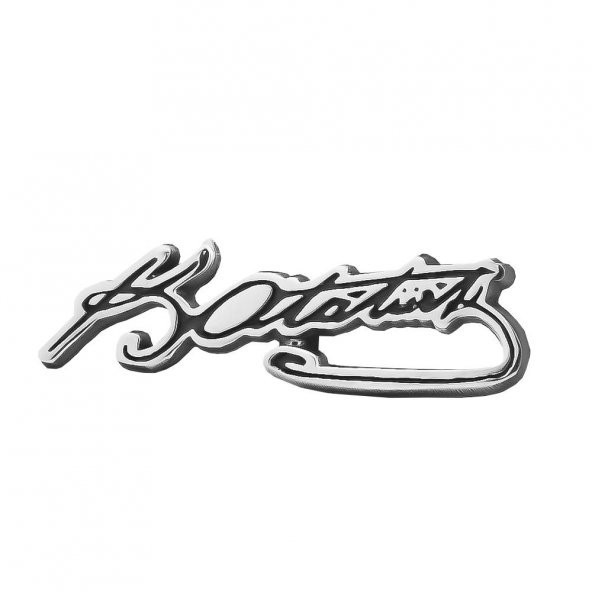 Kemal Atatürk İmzalı 925 Ayar Gümüş Rozet Yaka İğnesi - 2