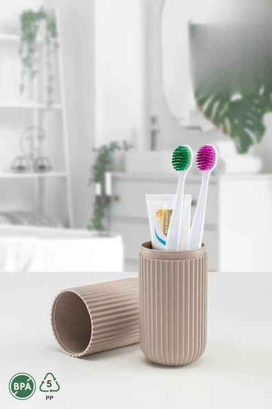 Mithra Life Seyahat Tipi Krem Plastik Diş Fırçası, Gözlük, Aksesuar Kutusu Saklama Kabı MIT1211