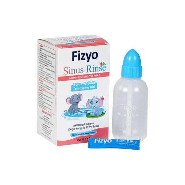 FİZYO SİNÜS RİNSE KİDS ÇOCUK 240 ML (burun ve sinüs temizleme seti) ürün görseli