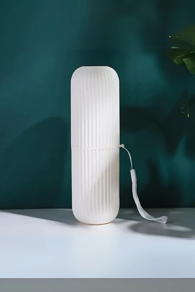 Mithra Life Seyahat Tipi Beyaz Plastik Diş Fırçası, Gözlük, Aksesuar Kutusu Saklama Kabı MIT1210