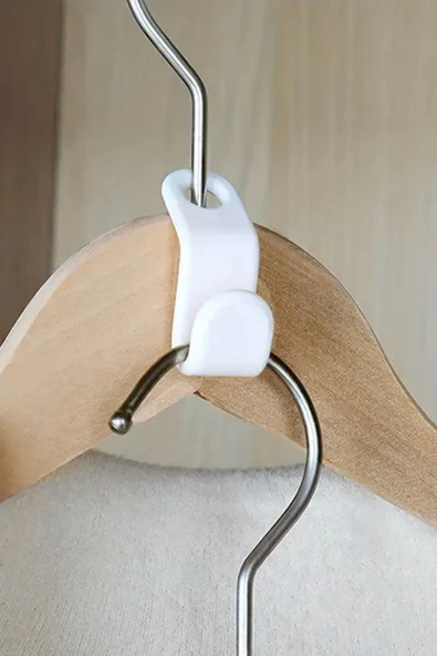 Mithra Life 5 Adet Elbise Askısı Bağlantı Kancası Aparatı Düzenleyici Organizer MIT1221 - Resim 2