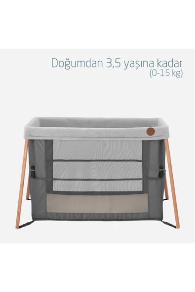 MAXİ-COSİ Maxi Cosi Iris 2 'si Bir Arada Anne Yanı Beşik ve Taşınabilir Çift Katlı Park Yatak Beyond Graphite ürün görseli