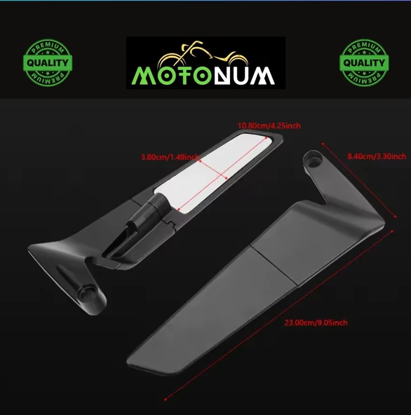 Fantic Caballero 500 Scrambler Naked Kanat Ayna M00038 - Resim 3