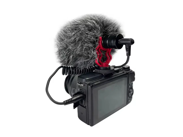 MM1 Profesyonel Süngerli Kardiyot Condenser Mikrofon, PRO VideoMic, iPhone ve Android ile Uyumlu Pro Mikrofon, Kamera, Bilgisayar, Telefon, Tablet uyumludur, - 2