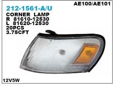 COROLLA 1993-1994 SİNYAL LAMBASI SOL SARI ÇIKINTILI DEPO - 1