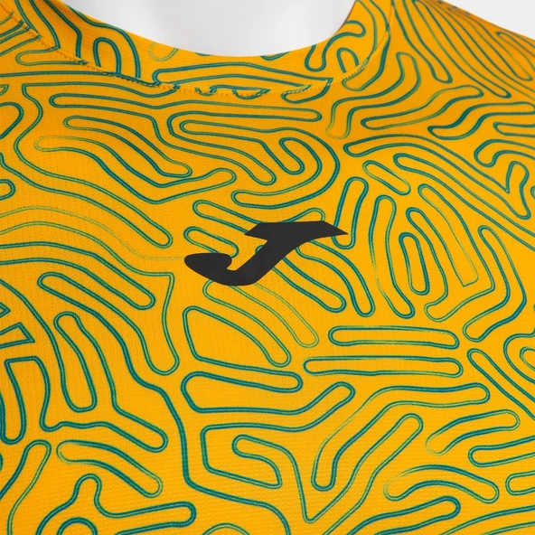 Joma R-Nature Short Sleeve T-shirt Gold - Resim 5