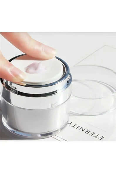 Mithra Life Hava Geçirmez Pompalı Doldurulabilir Krem Losyon Fondoten Kutusu Şişesi Mıt1218 - Resim 5