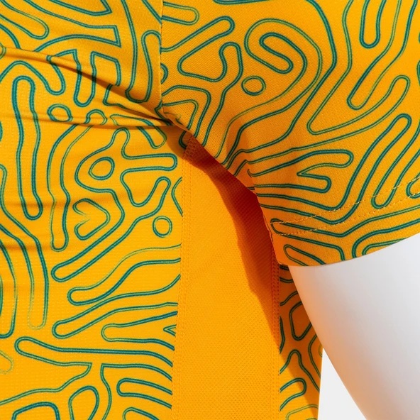 Joma R-Nature Short Sleeve T-shirt Gold - Resim 9