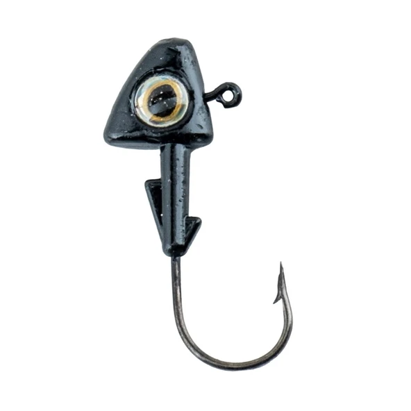 Kurşunlu Jighead Zoka - 6g - Fishack - Siyah (XHA07) - 5 Adet - Resim 2