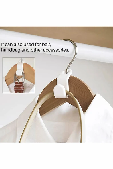 Mithra Life 5 Adet Elbise Askısı Bağlantı Kancası Aparatı Düzenleyici Organizer MIT1221 - Resim 4
