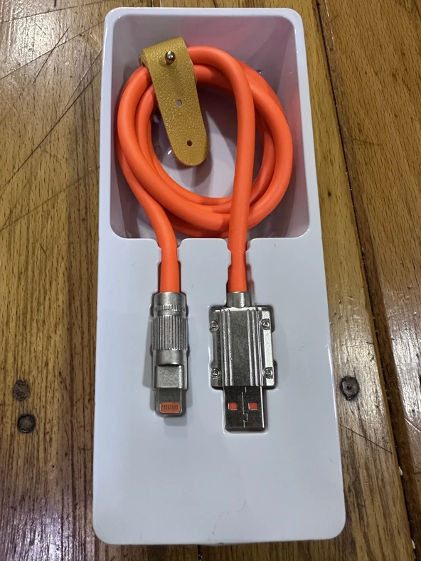 İphone 14 serileri dahil diğer tüm alt modellere uyumlu 120w hızlı şarj kablosu - 3