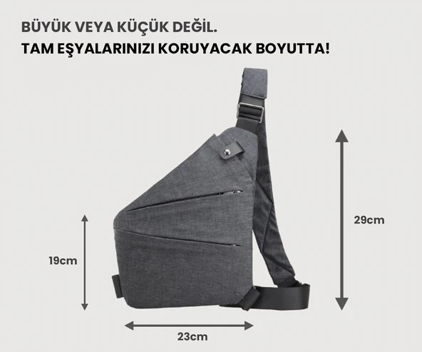 Viscoshy Hırsızlık Önleyici Seyahat Çantası - 3