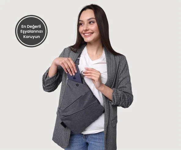 Viscoshy Hırsızlık Önleyici Seyahat Çantası - 5