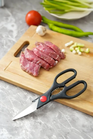 Mithra Life Siyah Et Tavuk Kesme Balık Temizleme Mutfak Makası MIT1240 ürün görseli