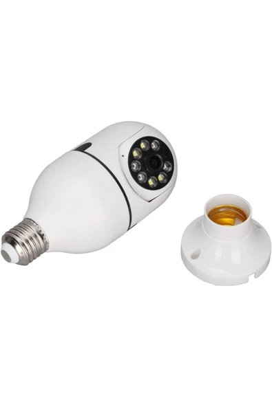 360° Full Hd 1080p Ampül Smart Ip Kamera - 4