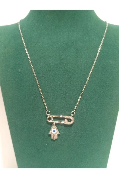 Monalisa Home Gold Renk Lüks Figürlü Gösterişli Kolye ürün görseli 1