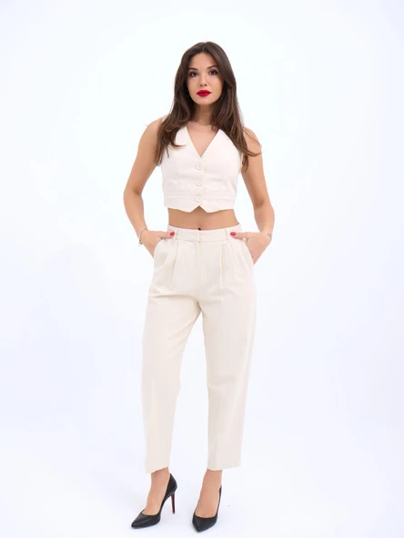 6917 PANTOLON-BEJ ürün görseli