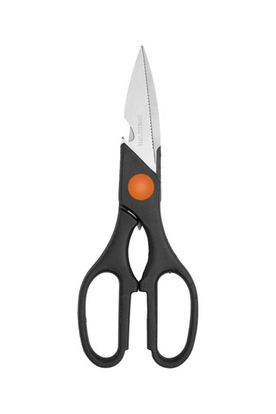 Mithra Life Siyah Et Tavuk Kesme Balık Temizleme Mutfak Makası MIT1240 - Resim 5