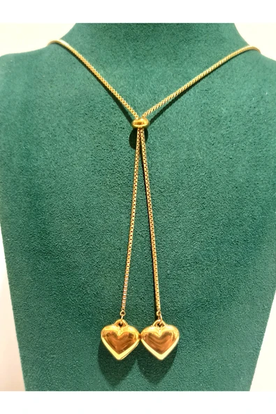 Monalisa Home Gold Renk Lüks Figürlü Gösterişli Harf Kolye ürün görseli 1