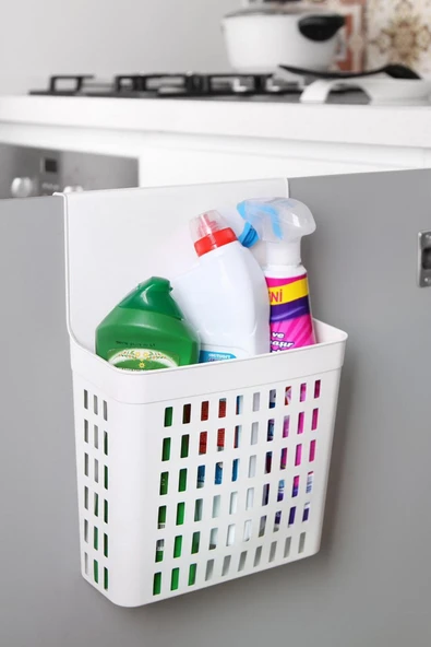 Mithra Life Beyaz Dolap İçi Askılı Düzenleyici Organizer Raf MIT1241 - Resim 4