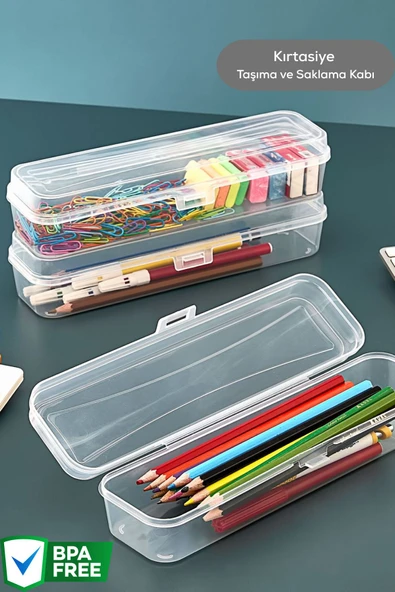 Mithra Life Kalemlik Diş Fırçası Makyaj Seyahat Şeffaf Plastik Saklama Kutusu MIT1237