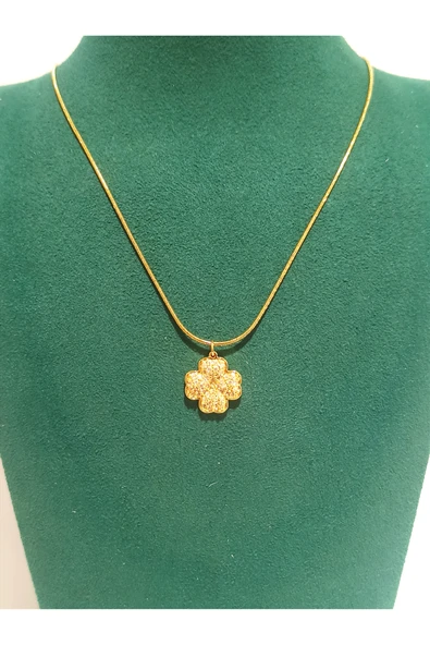 Monalisa Home Gold Renk Lüks Figürlü Gösterişli Harf Kolye ürün görseli 1