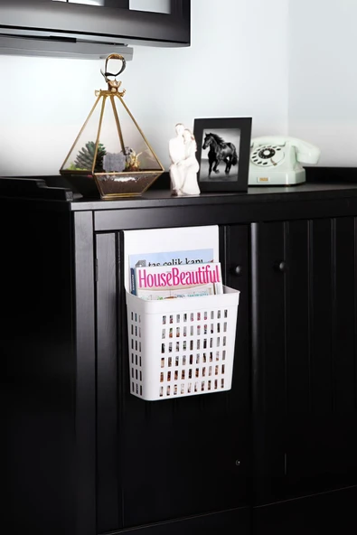 Mithra Life Beyaz Dolap İçi Askılı Düzenleyici Organizer Raf MIT1241 - Resim 5