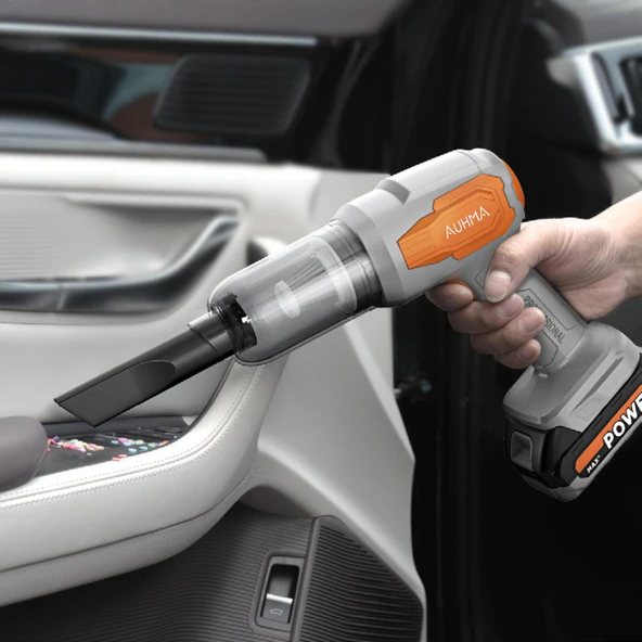 AHV-17 KABLOSU ŞARJLI SÜPÜRGE 18.V 120W 7500MAH 20KPA/VAKUM 8 PARÇA AKSESUAR - 9