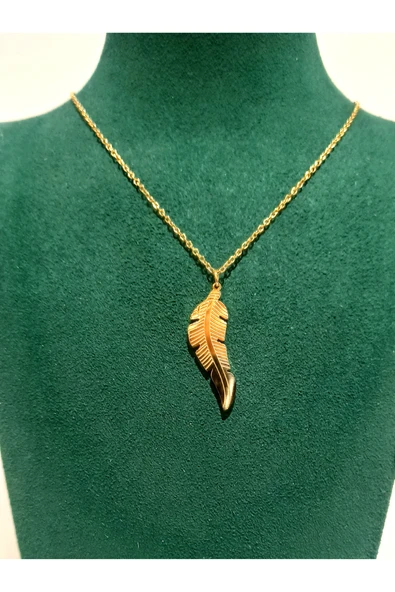 Monalisa Home Gold Renk Lüks Figürlü Gösterişli Kolye ürün görseli 1