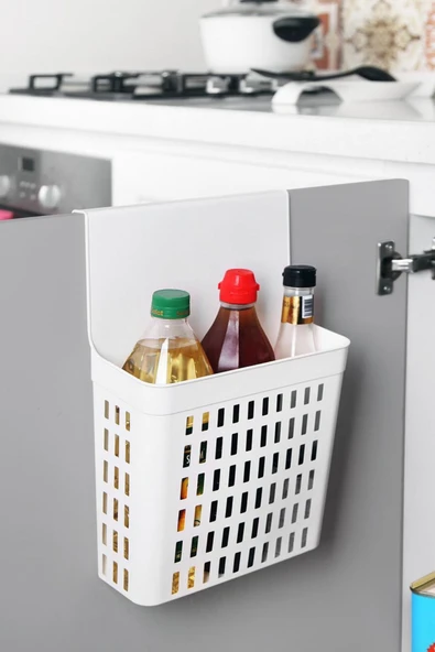 Mithra Life Beyaz Dolap İçi Askılı Düzenleyici Organizer Raf MIT1241 - Resim 3