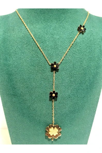 Monalisa Home Gümüş Renk Lüks Figürlü Gösterişli Harf Kolye ürün görseli 1