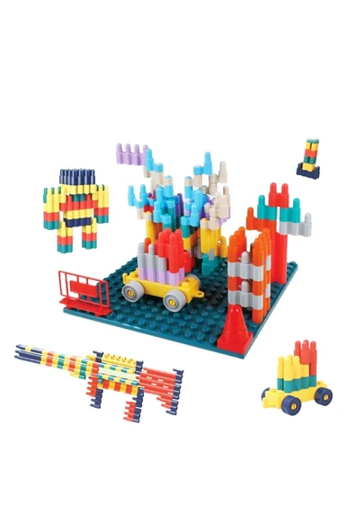 Şekilli Yapım Blokları Seti 88 Parça – Eğitici ve Eğlenceli Blok Oyunu - 3