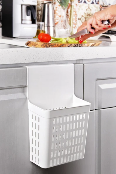 Mithra Life Beyaz Dolap İçi Askılı Düzenleyici Organizer Raf MIT1241 - Resim 6