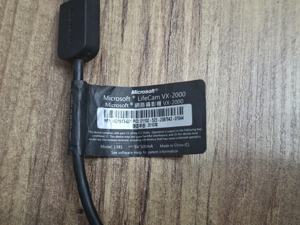Microsoft LifeCam VX-2000 Webcam USB Bağlantılı Kablolu Mikrofonlu Bilgisayar Kamerası Webcam - 4