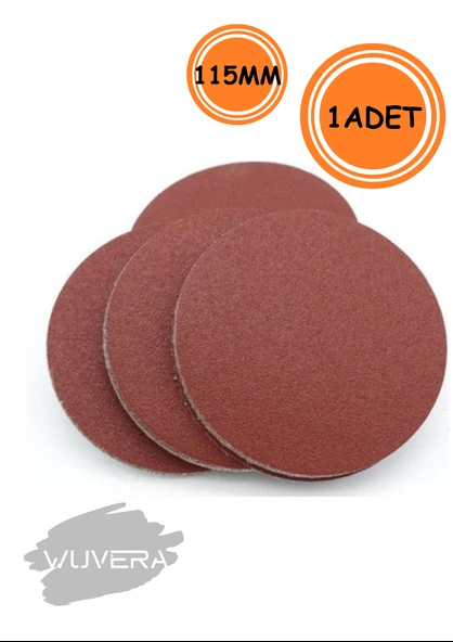 Wuvera 115MM 60 Kum Cırt Zımpara – Ahşap ve Metal Yüzeyler İçin Dayanıklı Zımpara 1 ADET - Resim 3