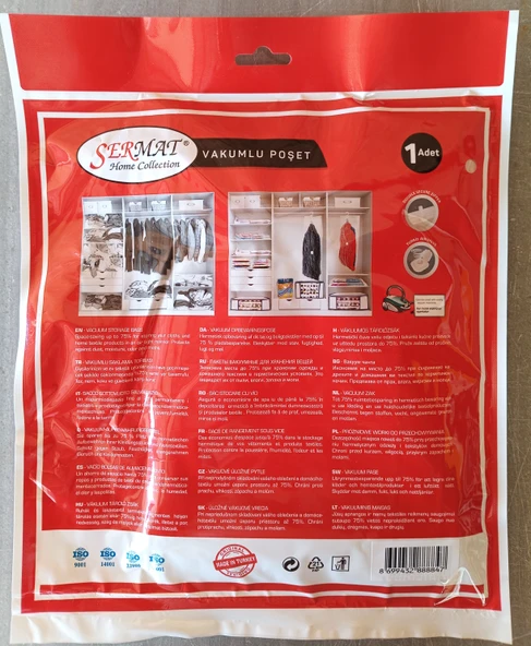 SERMAT VAKUMLU POŞET 55x90 cm - Resim 2